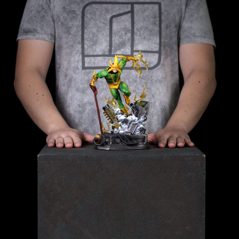 Spider-Man vs. Villains Diorama BDS Art Scale Standbeeld 1/10 Electro 25 cm