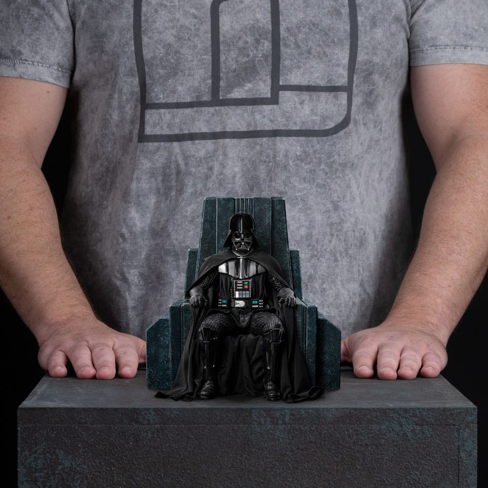Star Wars Art Scale Standbeeld 1/10 Darth Vader op Troon 18 cm