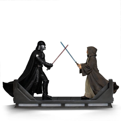 Star Wars Deluxe Art Scale-standbeeld 1/10 Darth Vader Vs Obi-Wan Kenobi (CCXP Exclusief 2025) 24 cm