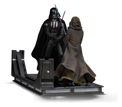 Star Wars Deluxe Art Scale-standbeeld 1/10 Darth Vader Vs Obi-Wan Kenobi (CCXP Exclusief 2025) 24 cm