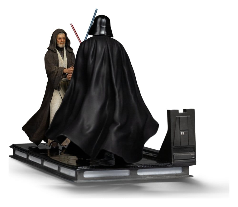 Star Wars Deluxe Art Scale-standbeeld 1/10 Darth Vader Vs Obi-Wan Kenobi (CCXP Exclusief 2025) 24 cm