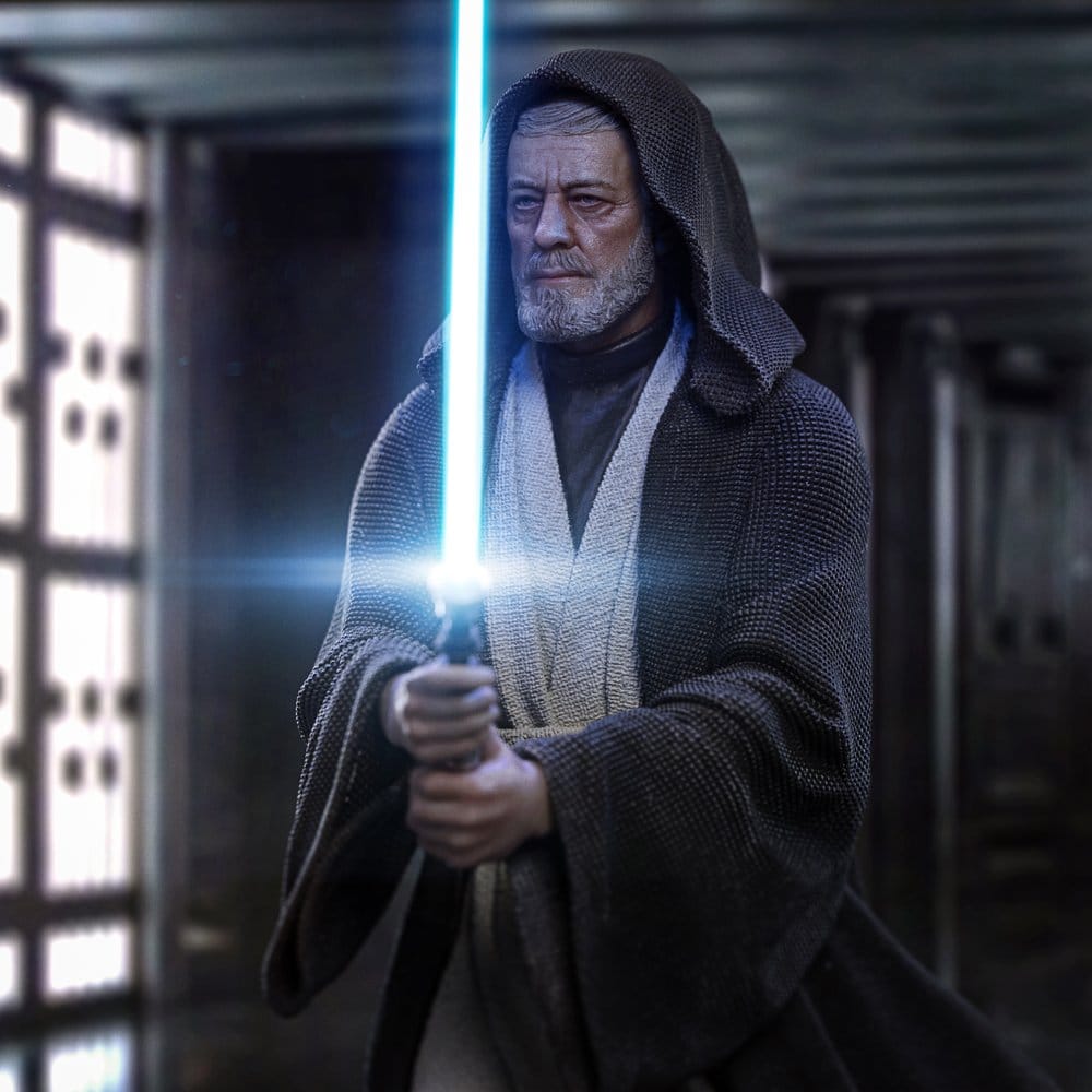 Star Wars Deluxe Art Scale-standbeeld 1/10 Darth Vader Vs Obi-Wan Kenobi (CCXP Exclusief 2025) 24 cm