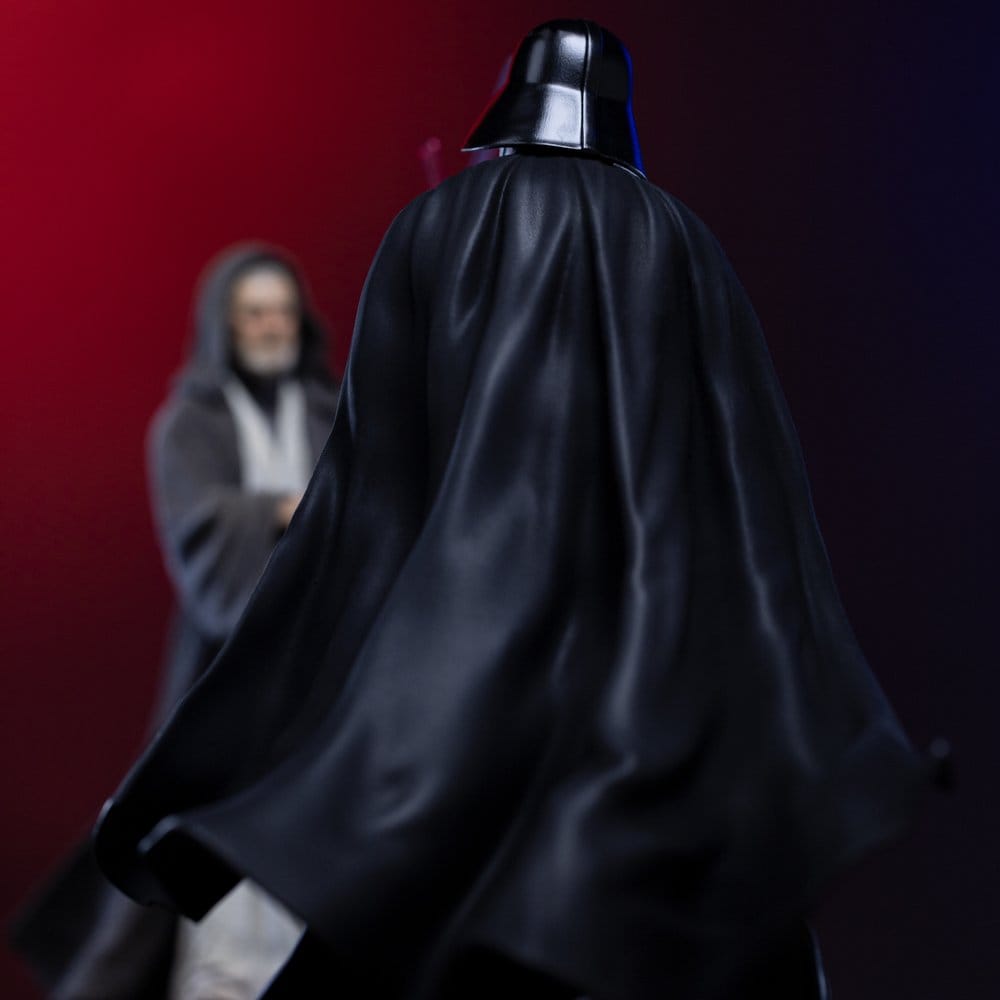 Star Wars Deluxe Art Scale-standbeeld 1/10 Darth Vader Vs Obi-Wan Kenobi (CCXP Exclusief 2025) 24 cm
