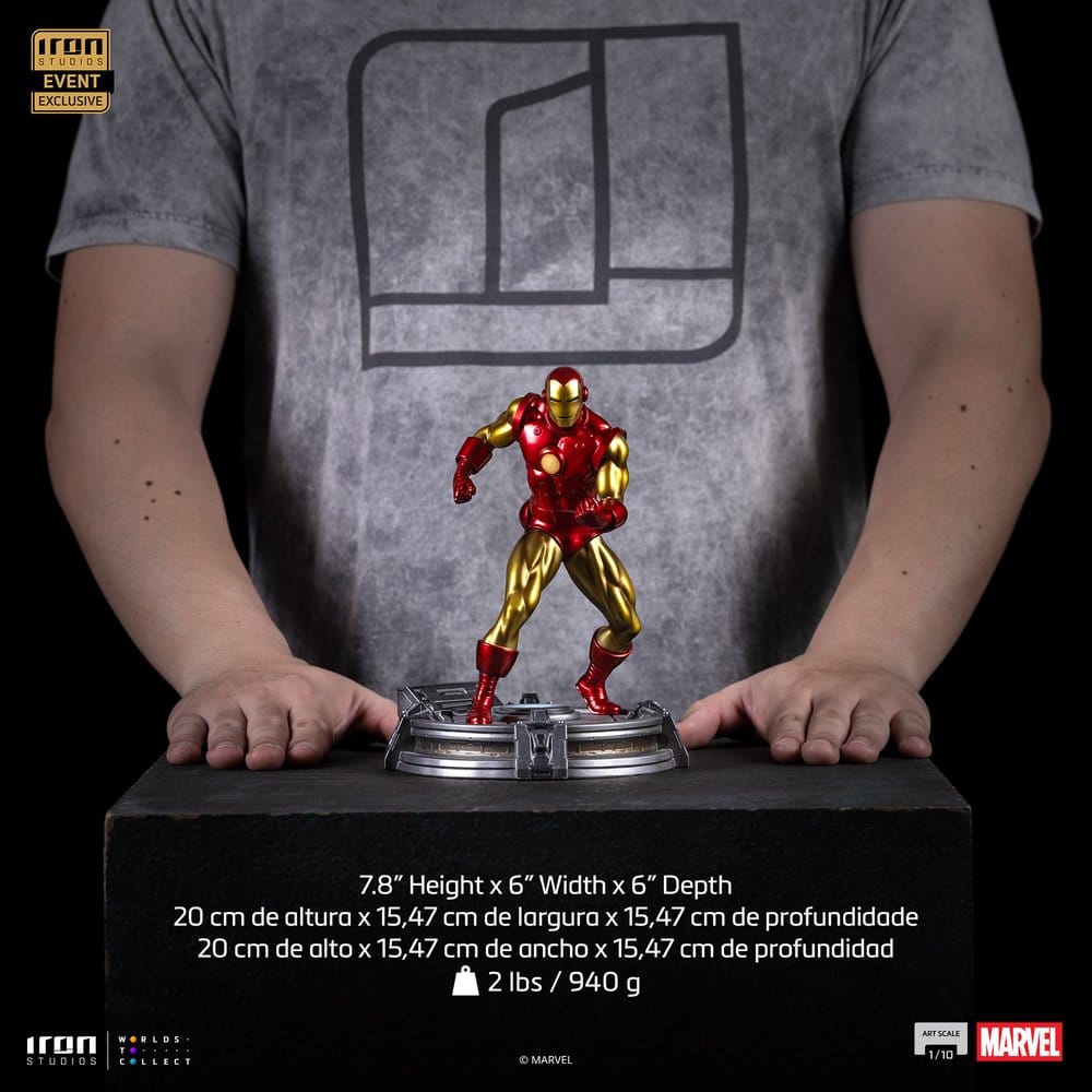 Marvel Art Scale-standbeeld 1/10 Iron Man (CCXP Exclusief 2025) 20 cm