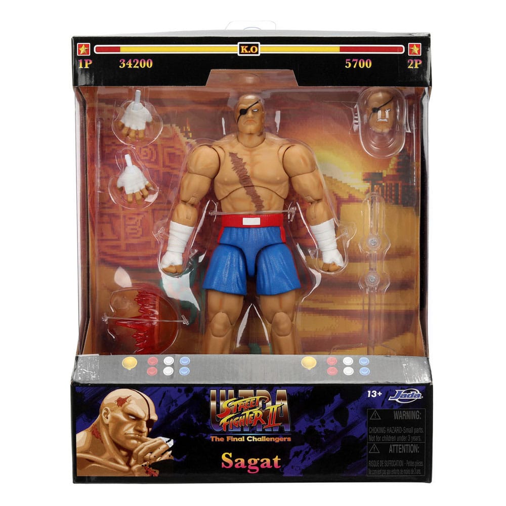 Ultra Street Fighter II: The Final Challengers Actiefiguur 1/12 Sagat 19 cm