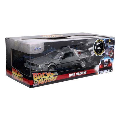 Back to the Future II Hollywood Rides gegoten model 1/24 DeLorean Time Machine