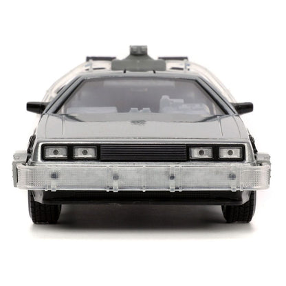 Back to the Future II Hollywood Rides gegoten model 1/24 DeLorean Time Machine