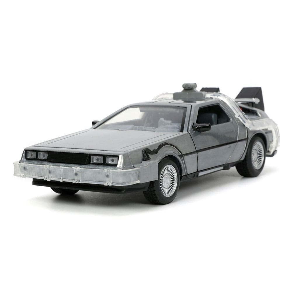 Back to the Future II Hollywood Rides gegoten model 1/24 DeLorean Time Machine