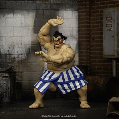 Ultra Street Fighter II: The Final Challengers actiefiguur 1/12 E. Honda 16 cm
