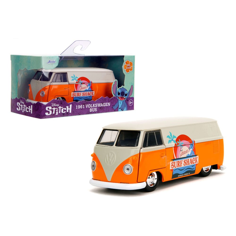 Lilo & Stitch gegoten model 1/32 1961 VW-bus Stitch