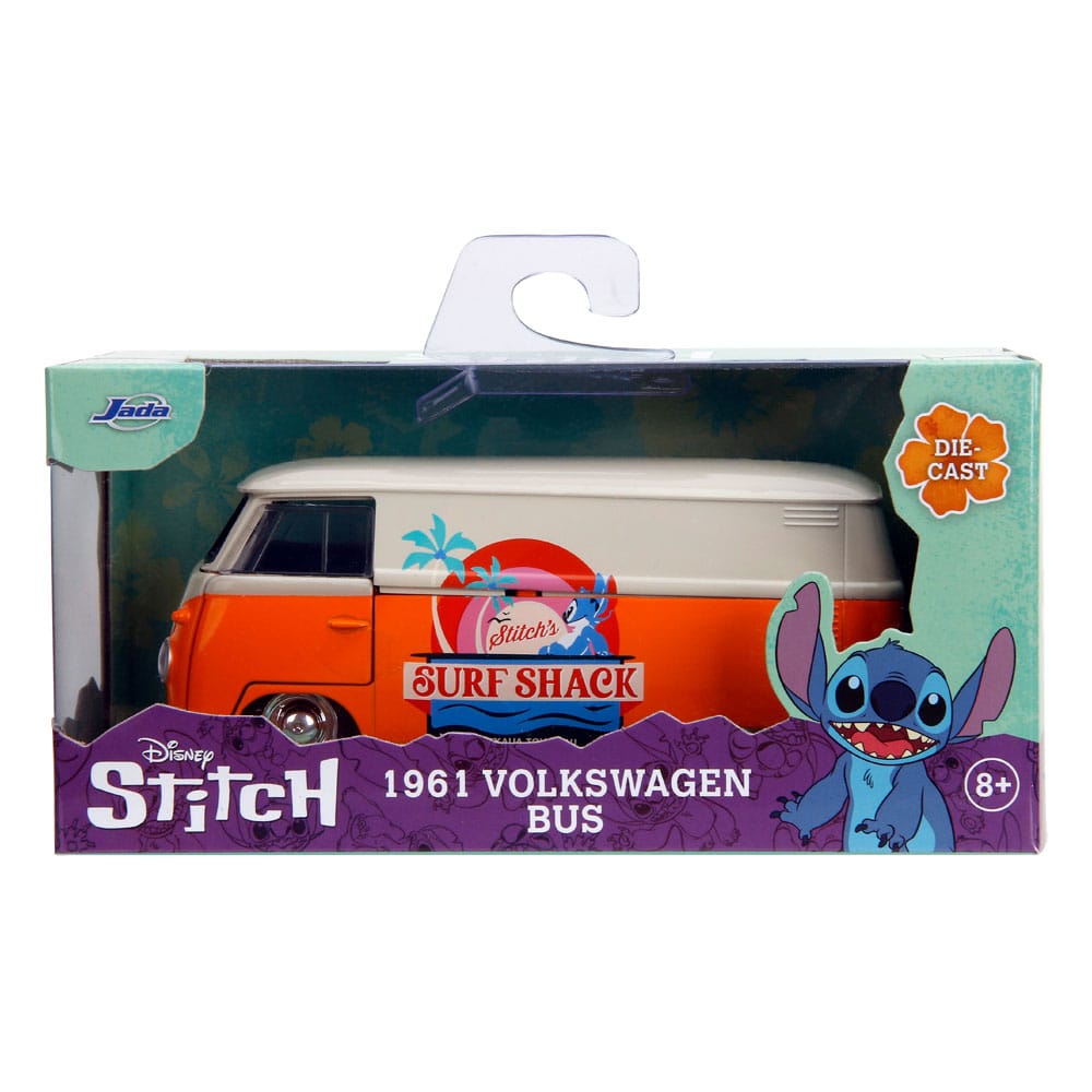 Lilo & Stitch gegoten model 1/32 1961 VW-bus Stitch