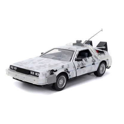 Terug naar het toekomstige Diecast Model 1/24 Time Machine Frost
