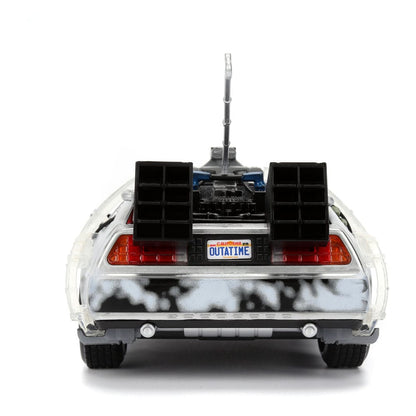 Terug naar het toekomstige Diecast Model 1/24 Time Machine Frost