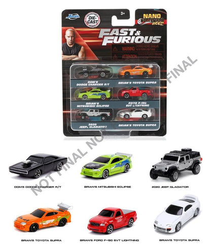 Fast & Furious 6-pack nano-auto's