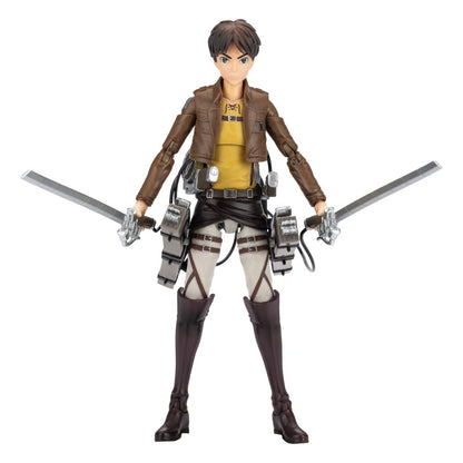 Aanval op Titan Total Anime Action -figuur Eren Jaeger 17 cm