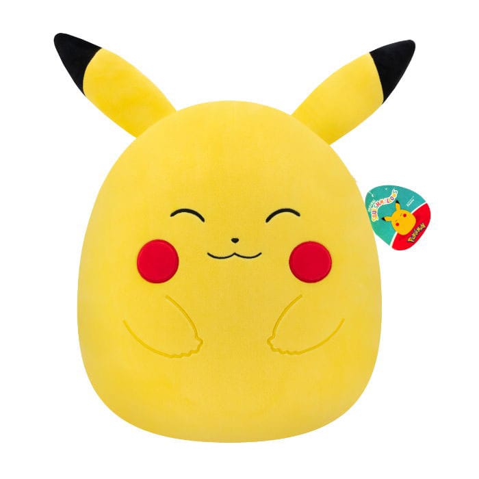 Pokémon Squishmallows Pluche Figuur Happy Pikachu 35 cm
