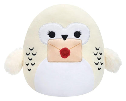 Harry Potter Squishmallow pluche figuur Hedwig met brief in de hand 20 cm