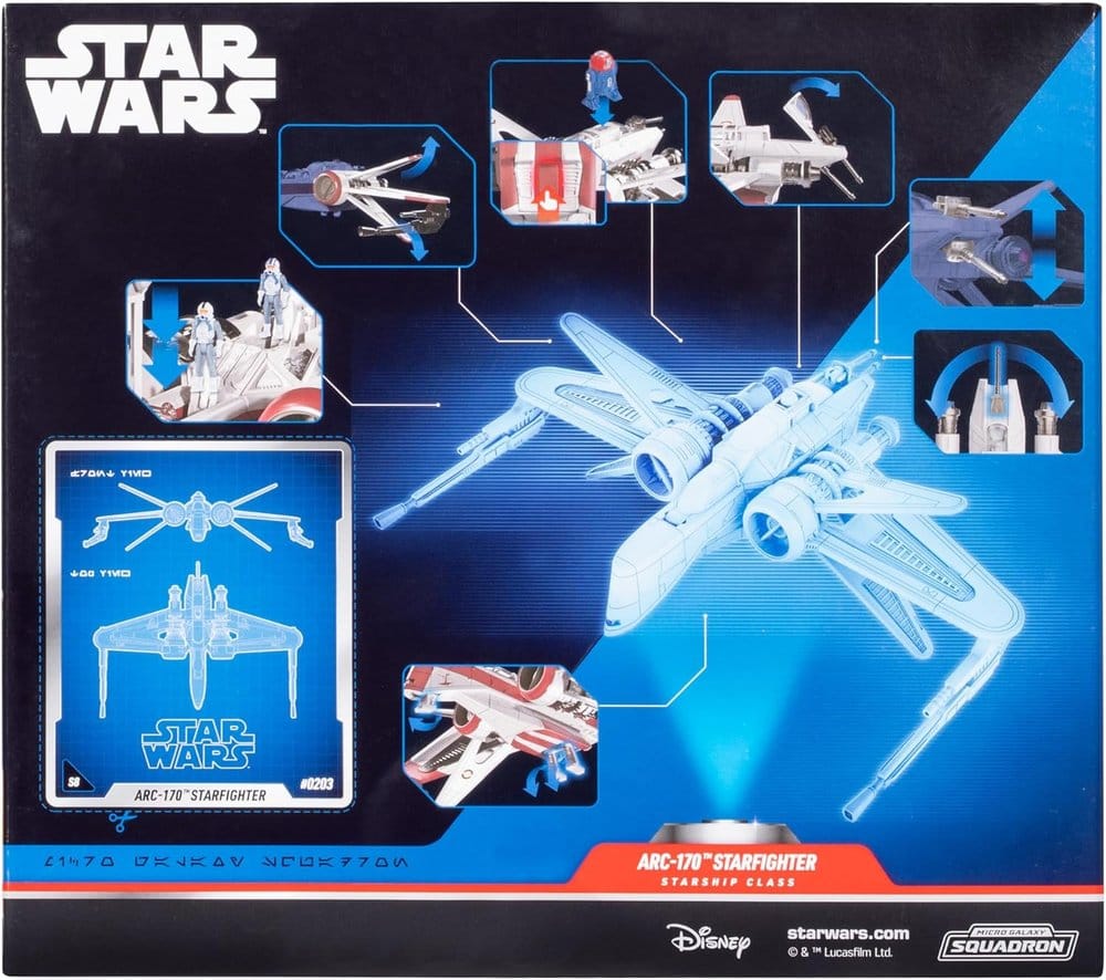 Star Wars Deluxe voertuig ARC 170 20 cm (serie 8)