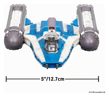 Star Wars Middelgroot voertuig BTL-B Y-wing Starfighter met Clone Captain Rex 13 cm