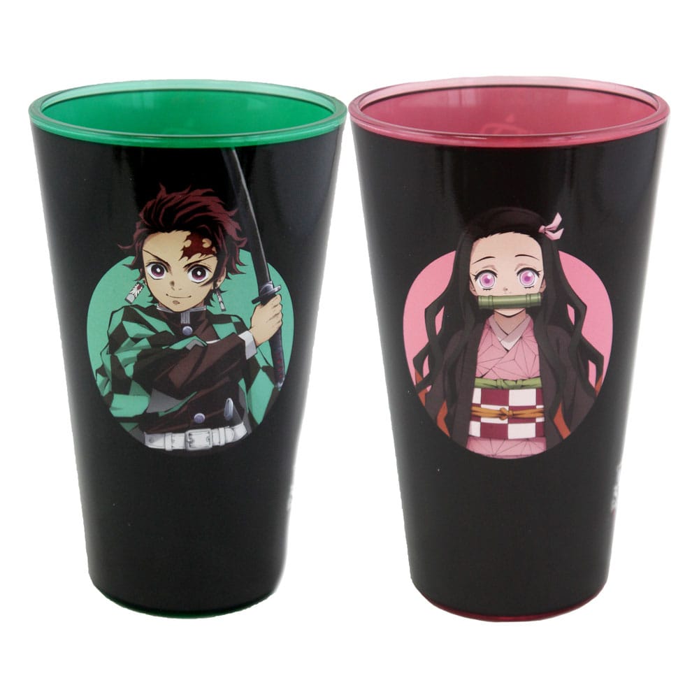 Demon Slayer Drinkglazen 2-Pack Tanjiro & Nezuko 473 ml