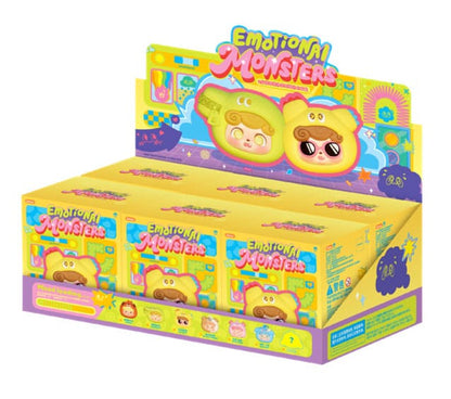 QKid: Emotional Hairy Monsters Series Blind Box oortelefoontasje 8 cm display (6)