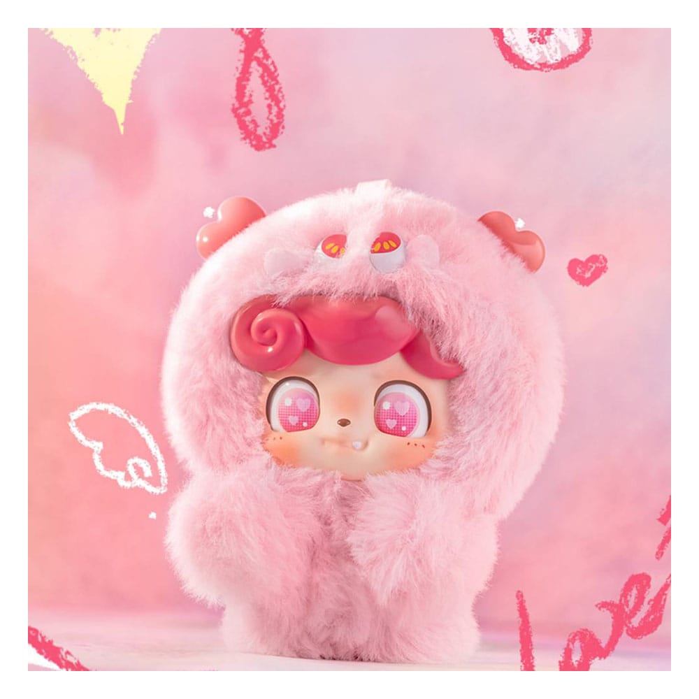 QKid: Emotional Hairy Monsters Series Blind Box figuur 12 - 14 cm Display (6)