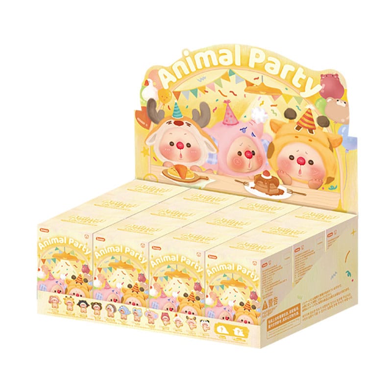 Oyo: Animal Party Mini Series Blind Box figuur 5 - 7 cm Display (12)