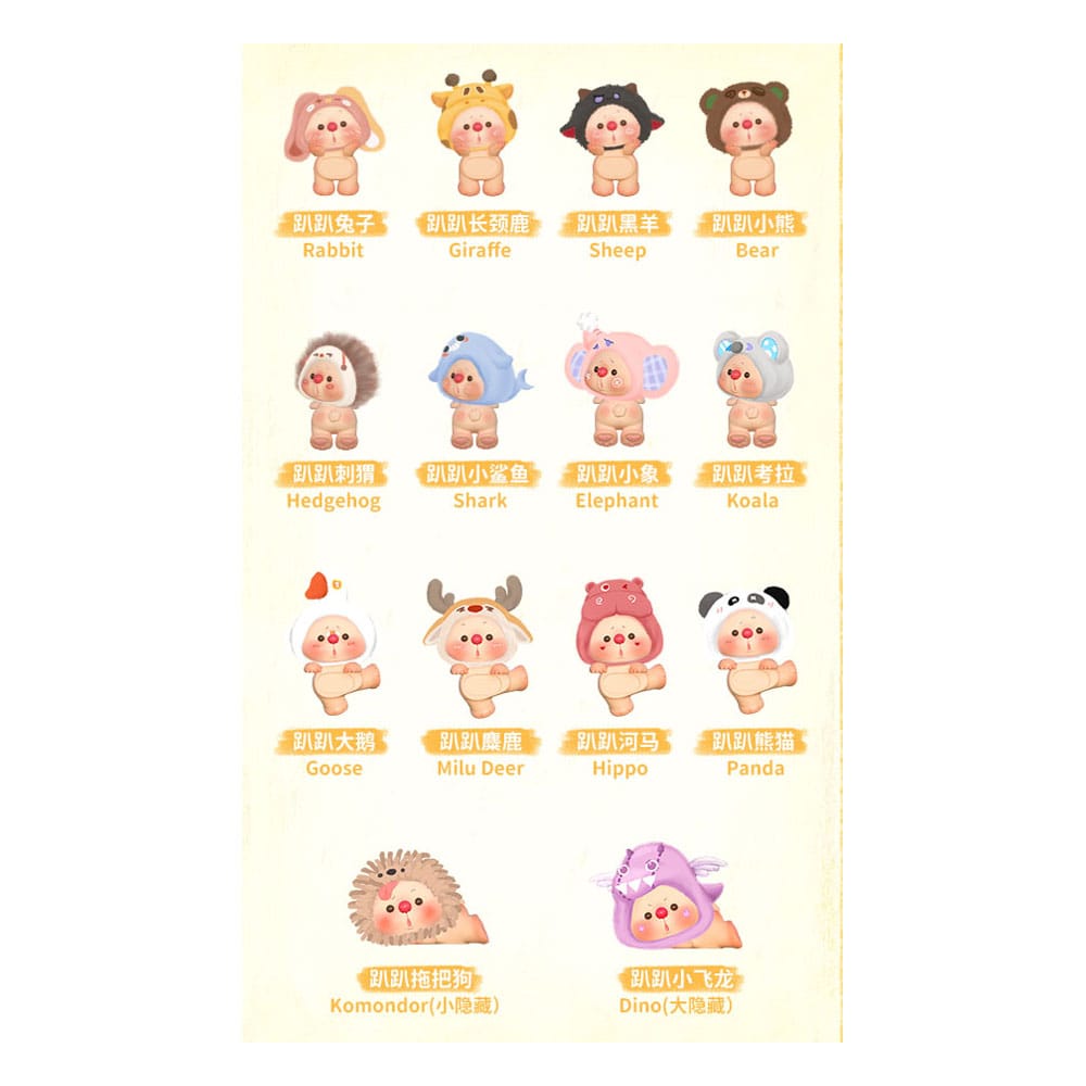 Oyo: Animal Party Mini Series Blind Box figuur 5 - 7 cm Display (12)