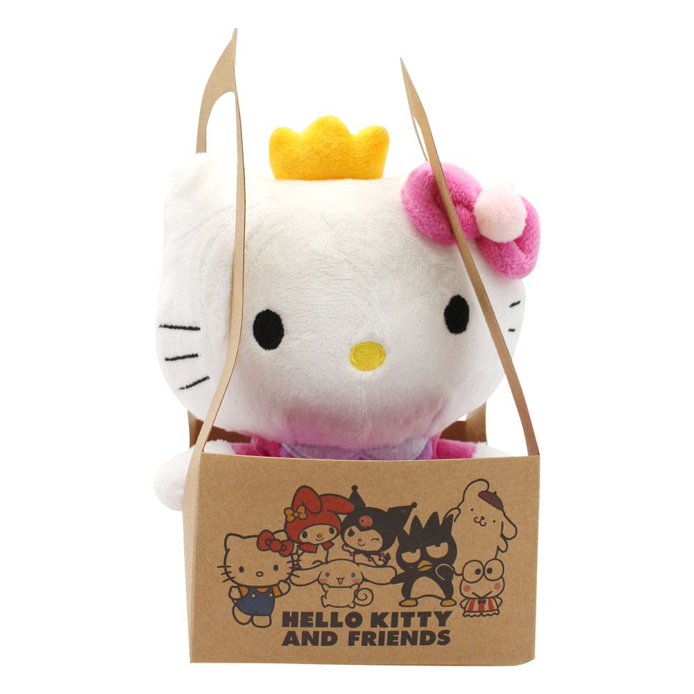 Sanrio pluche figuur hello kitty prinses 14 cm