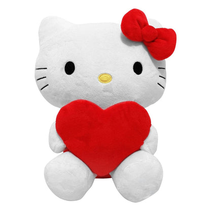 Sanrio pluche figuur hello kitty hart 14 cm