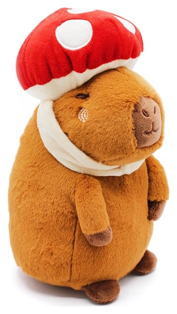 Capybara Pluche Figuur Paddestoel 23 cm