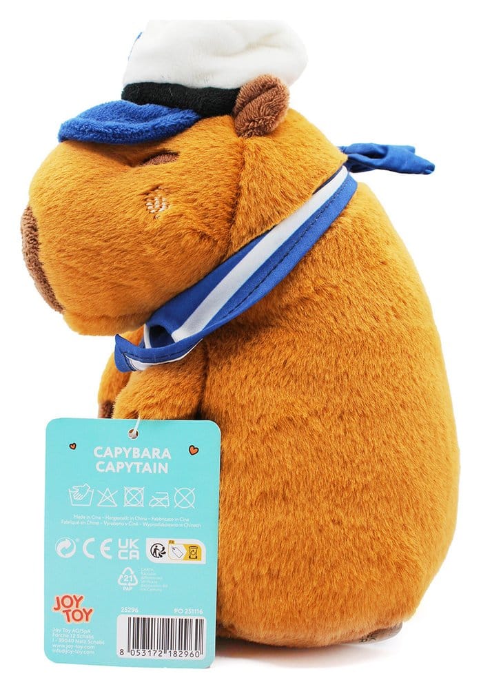 Capybara Pluche Figuur Capy Kapitein 23 cm