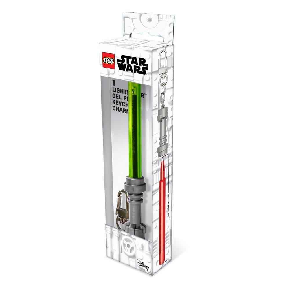 LEGO Star Wars gelpennen met clip limoengroen