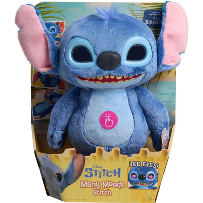 Lilo & Stitch pluche figuur met LCD visuele effecten en geluiden The Many Mood Stitch 36 cm