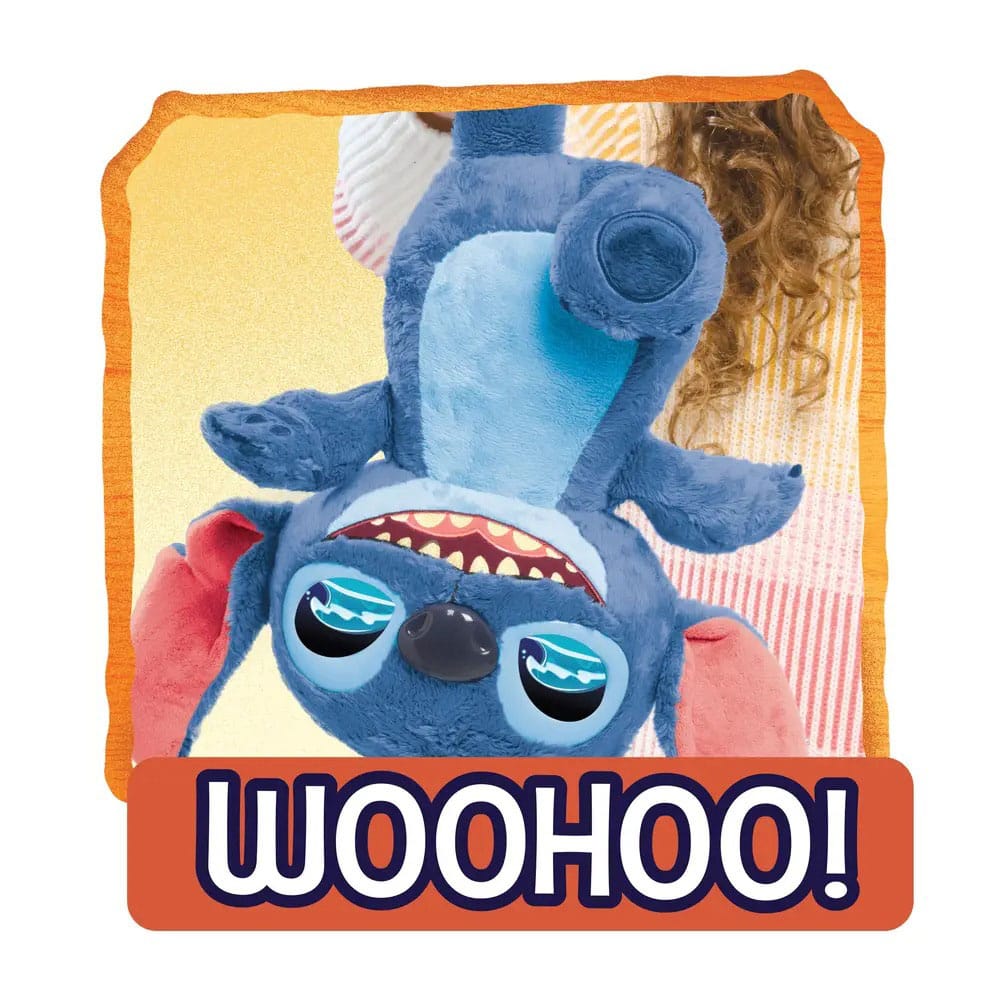 Lilo & Stitch pluche figuur met LCD visuele effecten en geluiden The Many Mood Stitch 36 cm