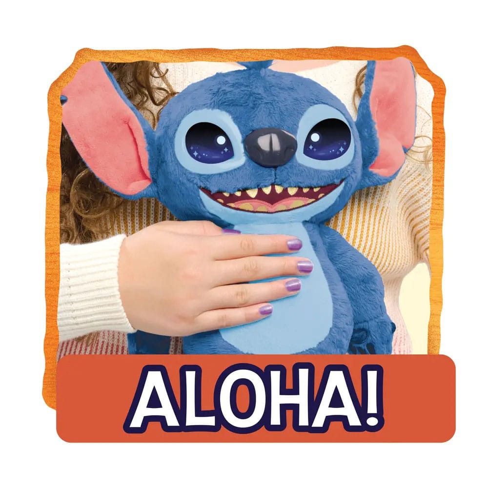 Lilo & Stitch pluche figuur met LCD visuele effecten en geluiden The Many Mood Stitch 36 cm