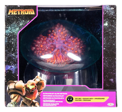 World of Nintendo Metroid Prime Actiefiguur Metroid Ultraviolet Glow 15 cm