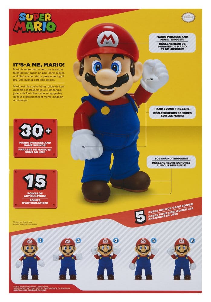 Super Mario pratende actiefiguur It's-A Me! Mario36 cm