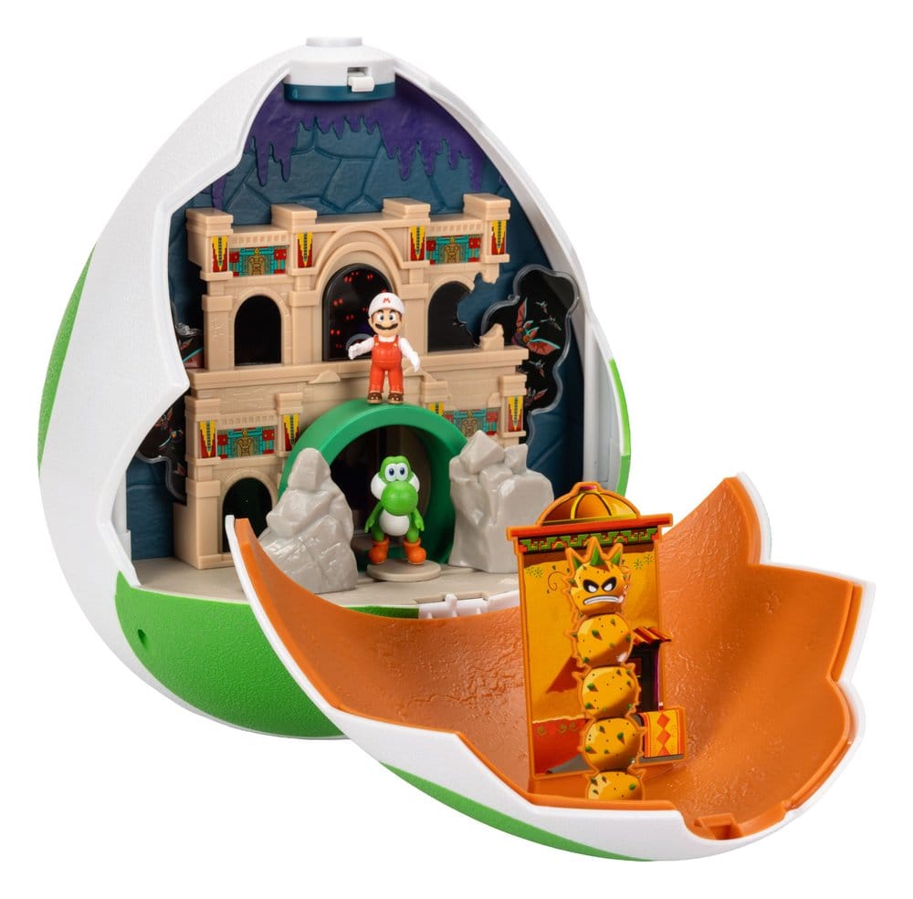 De Super Mario Galaxy Movie Speelset met 2 minifiguren Yoshi Egg