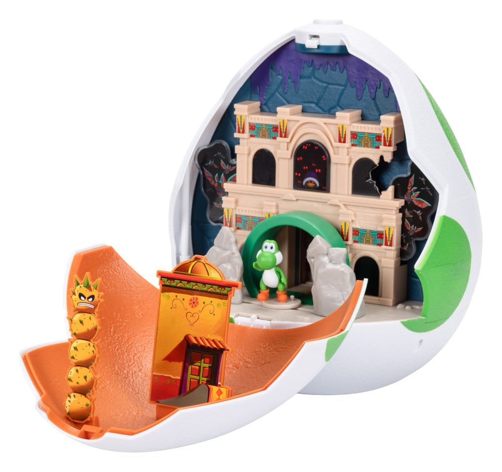 De Super Mario Galaxy Movie Speelset met 2 minifiguren Yoshi Egg