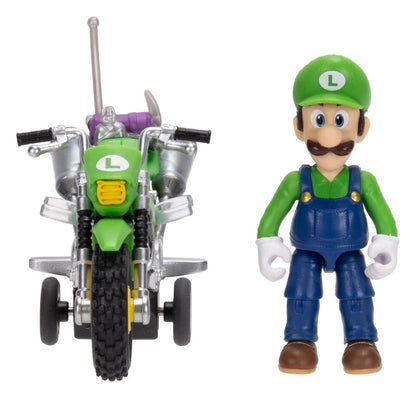 De Super Mario Galaxy Movie-actiefiguur met terugtrekmotor Luigi 6 cm