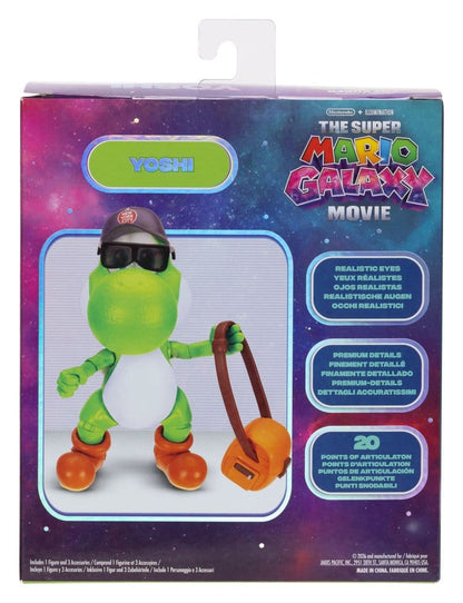 De Super Mario Galaxy Movie Actiefiguur Yoshi 13 cm