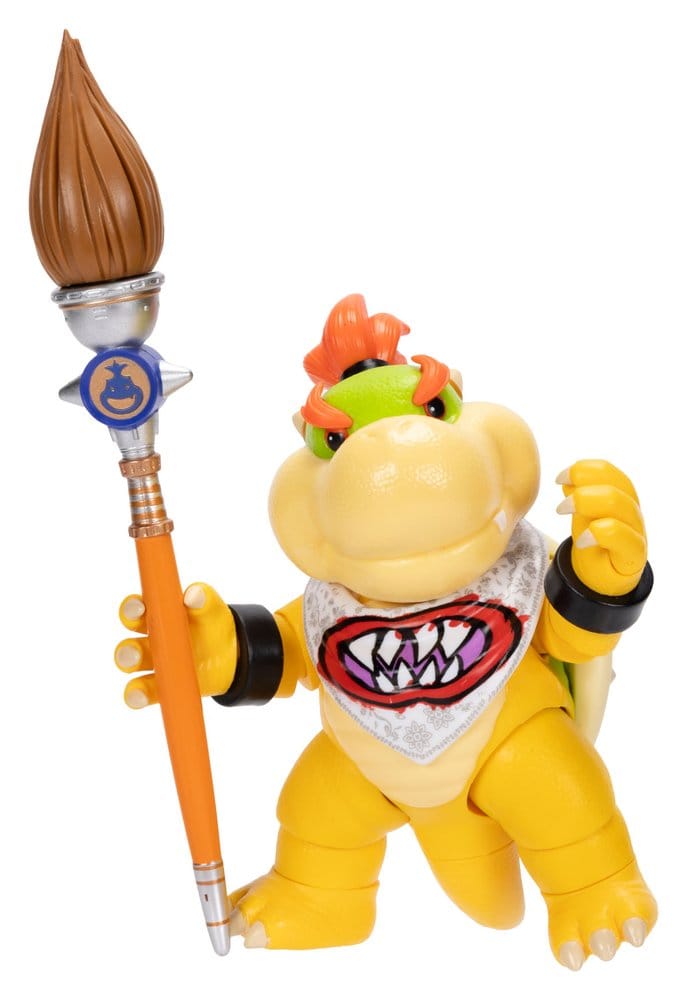 De Super Mario Galaxy Movie-actiefiguur Bowser Jr. 13 cm