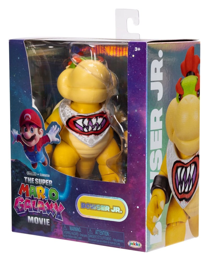 De Super Mario Galaxy Movie-actiefiguur Bowser Jr. 13 cm