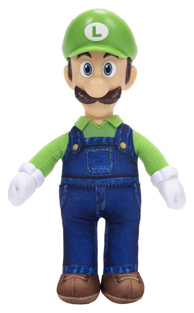 De Super Mario Galaxy Movie pluche figuur Luigi 23 cm