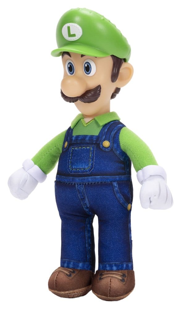 De Super Mario Galaxy Movie pluche figuur Luigi 23 cm