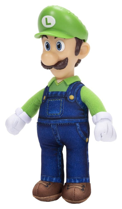 De Super Mario Galaxy Movie pluche figuur Luigi 23 cm