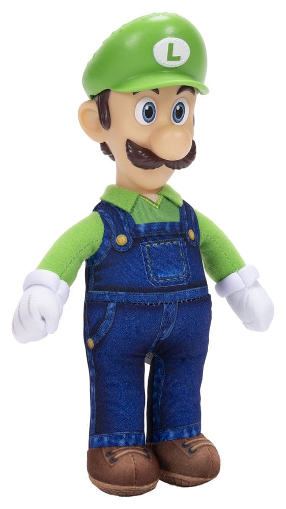 De Super Mario Galaxy Movie pluche figuur Luigi 23 cm
