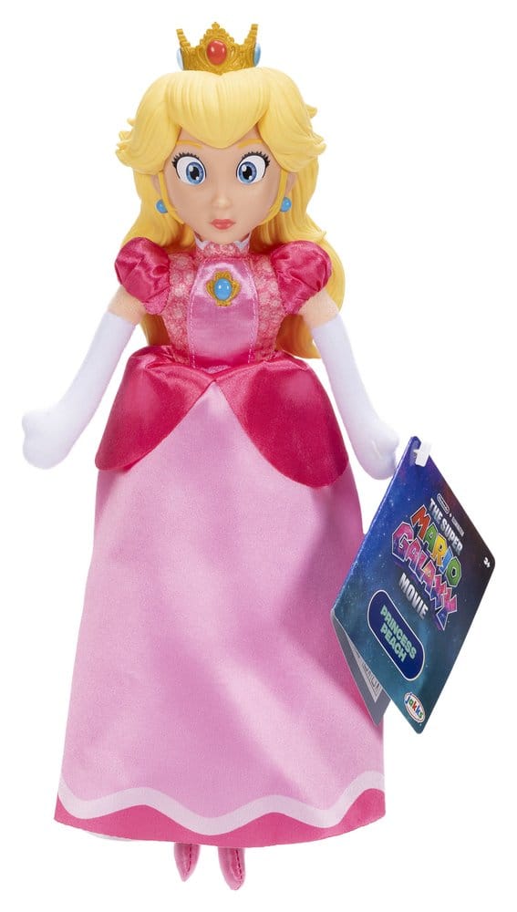 De Super Mario Galaxy Movie pluche figuur Princess Peach 23 cm