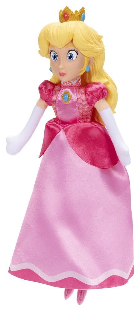 De Super Mario Galaxy Movie pluche figuur Princess Peach 23 cm
